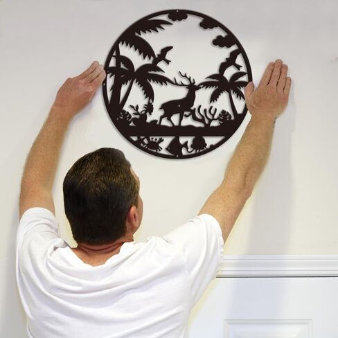 ديكور حائط enithElite، ديكورات جدارية لغرفة المعيشة والمطبخ وغرفة الطعام، علامة معدنية لغرفة النوم وغرفة المعيشة، هدايا الترحيب بالمنزل الجديد للرجال والنساء (الطبيعة، 1) in Kuwait