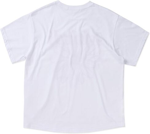 Women's FLOWERMARDI Graphic T-Shirt, 100% Cotton, Short Sleeve, Soft Relaxed Fit in Saudi Arabia