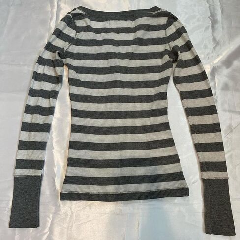 Women Fairy Grunge Y2k Long Sleeve Shirt Striped Crewneck Tee Shirt 90s Vintage Gothic Tops Teen Girls Streetwear in Saudi Arabia