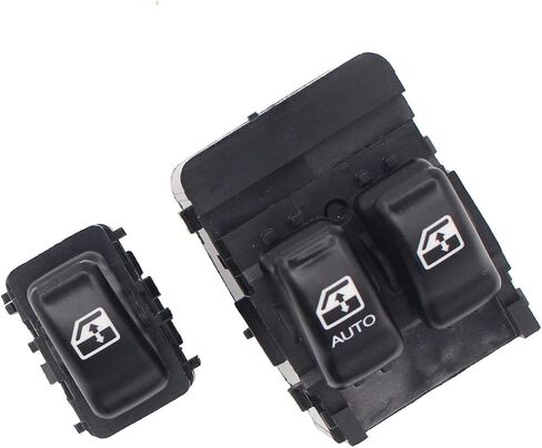 NewYall Set of 2 Front Left Driver and Right Passenger Side Door Window Switch Black for Chevrolet Venture 1997-2005 Oldsmobile Silhouette 1997-2004 Pontiac Montana 1999-2005 in Saudi Arabia