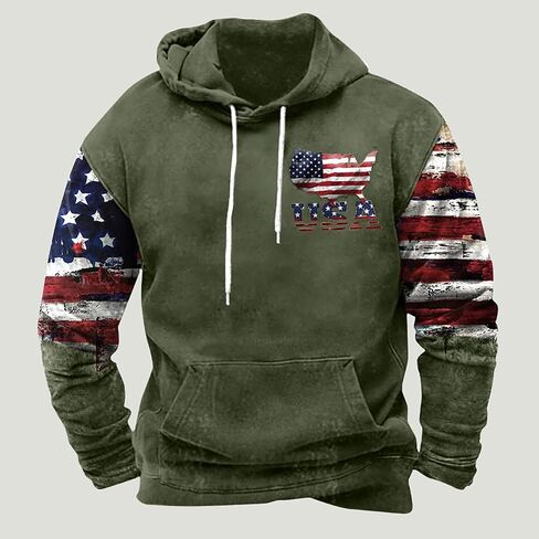 Western Aztec Hoodies for Men Country Graphic Sweatshirts Vintage Pullover Cowboy Hooded Sweatshirt with Pocket in Saudi Arabia