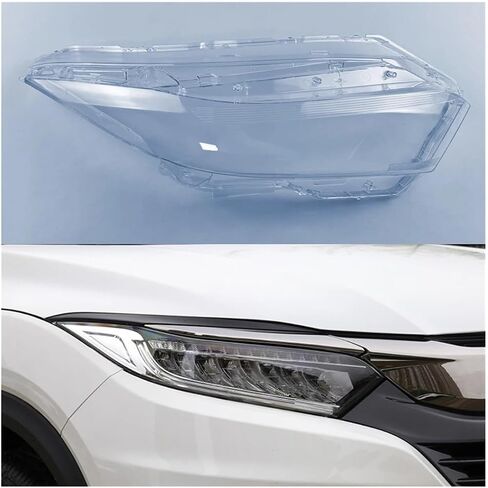 Front Headlight Lens Cover Dust Shell Compatible For Honda Vezel 2019 2020 2021 2022 Transparent Lampshade Glass Shell Masks(Right) in Saudi Arabia