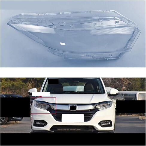 Front Headlight Lens Cover Dust Shell Compatible For Honda Vezel 2019 2020 2021 2022 Transparent Lampshade Glass Shell Masks(Right) in Saudi Arabia