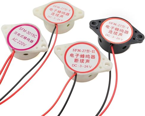 1pcs 100DB 3015 High-Decibel DC3-24V Electronic Buzzer Beep Alarm Continuous Beep Car Van SFM-27 Dimension 30 * 15MM in Saudi Arabia