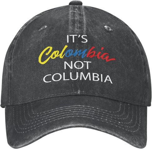 Its Colombia Not Columbia Vintage Adjustable Baseball Cap Unisex Denim Dad Hat Trucker Hat in Saudi Arabia