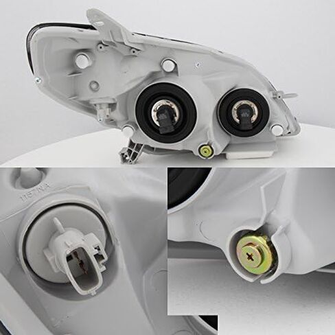 AKKON - For 2003 2004 2005 2006 2007 2008 Toyota Matrix Headlight Lamp Passenger/Right Side Direct Replacement in Saudi Arabia