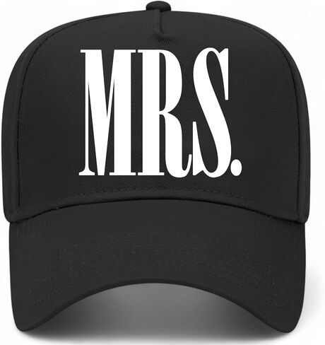 Mr. & Mrs. Vintage Trucker Hats (2 Pack) | Bride Groom Wedding Marriage | Premium Snapback Baseball Hat for Men & Women in Saudi Arabia