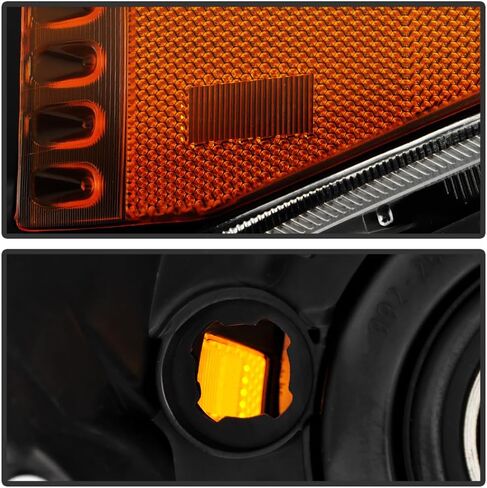 KEEKPO-For 2012 2013 2014 2015 Toyota Prius أسود الإسكان المصابيح الأمامية لجهاز العرض المصابيح الأمامية زوج استبدال اليسار + اليمين in Saudi Arabia