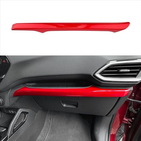 YOUTOOCAR Glove Box Dashboard Trim Cover Compatible with Chevy Trailblazer 2020-2023 Accessories (Red) in Saudi Arabia