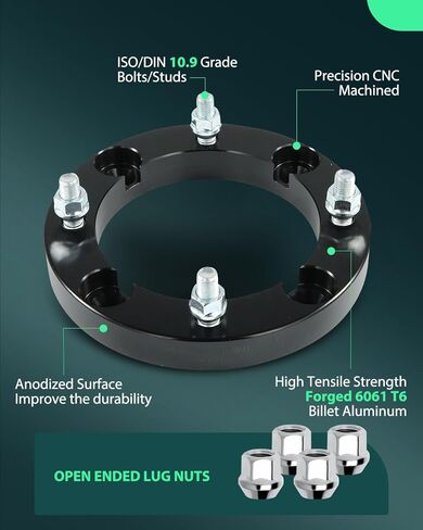 SCITOO 2 قطعة فواصل عجلات 1 بوصة 4 × 156 تتحمل 131 مم ترصيع 12 × 1.5 4 فواصل عجلات تناسب Polaris General 1000 General 1000 EPS General 1000 EPS Deluxe General 1000 EPS Hunter Edition in Saudi Arabia