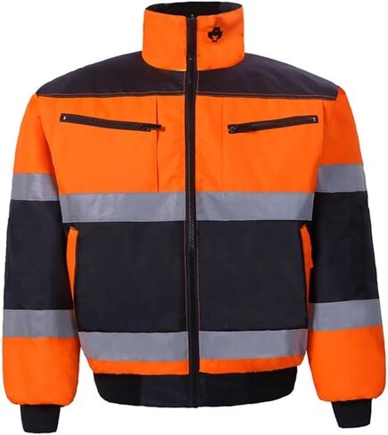 300BC-2 2XL سترة ذات وجهين High-Viz Class 2 برتقالي وأسود - 2XL in Kuwait