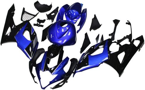 الفضة الأسود ABS حقن الهدايا المجمعة الكاملة صالح لسوزوكي GSXR1000 K5 2005 2006 GSXR 1000 05 06 GSX-R1000 gsxr1000 دراجة نارية البلاستيك هيكل السيارة إطارات القلنسة in Kuwait