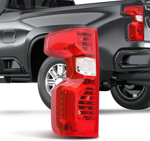 Tail Light Compatible With 2019 2020 2021 2022 2023 Halogen of Original Vehicles Rear Brake Chevy Silverado 1500/2500HD/3500HD,with Bulb & Harness,Turn Signal Tail Lamp Driver Side in Saudi Arabia