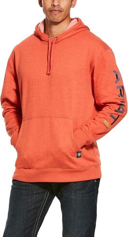 ARIAT Men's Rebar All-Weather Full Zip Hoodie in Saudi Arabia