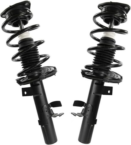 Detroit Axle - 2 Front Struts for 2013-2018 Ford C-Max, Struts with Coil Spring Assembly 2014 2015 2016 2017 Replacement Quick Complete Struts Suspension in Saudi Arabia