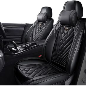 Seat Covers for GMC Terrain 2010-2024,Car Front and Back Seat Covers,Waterproof Seat Cover,Car Seat Cover All Weather(5 Seats, Black Cream) in Kuwait