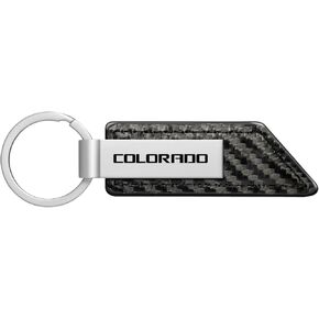iPick Image for Chevrolet Colorado Carbon Fiber Texture PU Leather Key Chain Keychain, Official Licensed in Kuwait