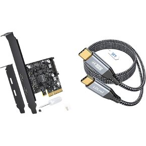 بطاقة 10 جيجابت في الثانية PCIE USB C 3.2 Gen 2 ، PCCE ثنائية منفذ إلى بطاقة توسيع USB C ، محول PCI Expree 3.0 x4 للكمبيوتر الشخصي ، حاويات SSD ، محطات العمل ، النسخ الاحتياطي للملف in Kuwait