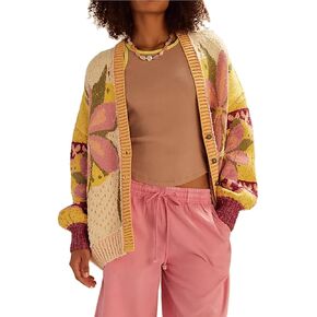 Cardigan Sweaters for Women Button Down Shawl Collar Oversized Sweater Coats Y2k Print Cardigans Fall Fashion in Kuwait