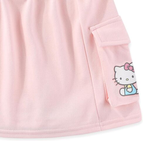 Hello Kitty & Friends Sanrio Girls French Terry Sweatshirt and Skort Skirt 2 Piece Set for Big Kids in Saudi Arabia
