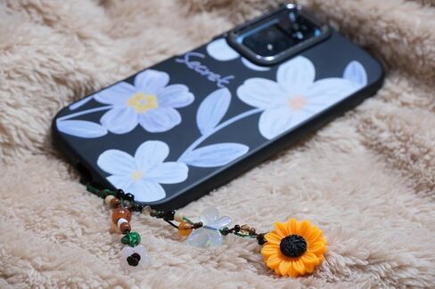 Boho Sunflower & Butterfly Beaded Keychain – Handmade Nature-Inspired Charm | KNOTORA & BLOOM by Darunita in Saudi Arabia
