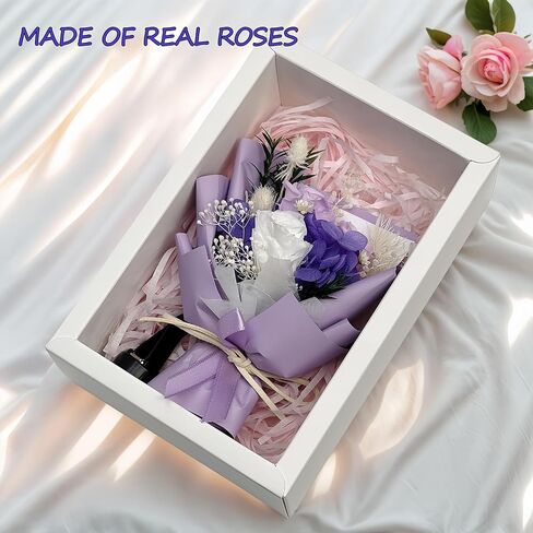 Car Air Vent Flower Bouquet - Elegant and Stylish Car Decor, Universal Fit for Most Vehicles (Purple, Rose) in Saudi Arabia