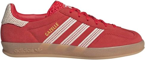 حذاء Adidas للسيدات Betsca/Wonwhi/Gum3 Gazelle Indoor W Better ScarletWonder White/Gum 3 10 US in Kuwait