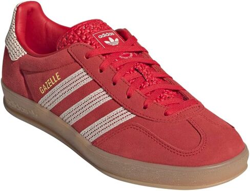 حذاء Adidas للسيدات Betsca/Wonwhi/Gum3 Gazelle Indoor W Better ScarletWonder White/Gum 3 10 US in Kuwait