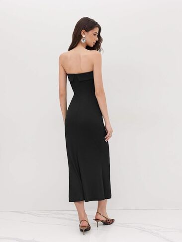 CIDER Womens Tube Dress Summer Maxi Strapless Bodycon Long Cocktail Party Club Dresses in Saudi Arabia