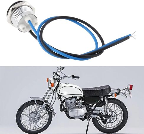 2Pcs Motorcycle High Beam Indicator Pilot Light 104-83517-10-00 Compatible with Yamaha RT1 TY250 DT1 CT2 DT3 CT1 1969-1976, Red in Saudi Arabia