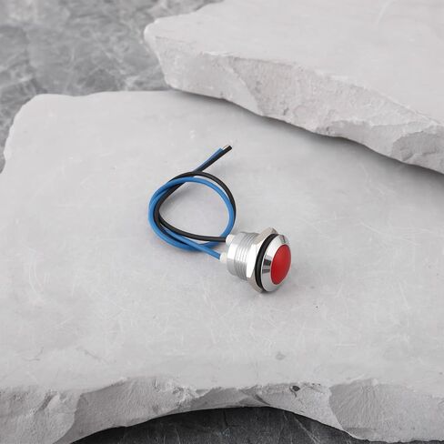 2Pcs Motorcycle High Beam Indicator Pilot Light 104-83517-10-00 Compatible with Yamaha RT1 TY250 DT1 CT2 DT3 CT1 1969-1976, Red in Saudi Arabia