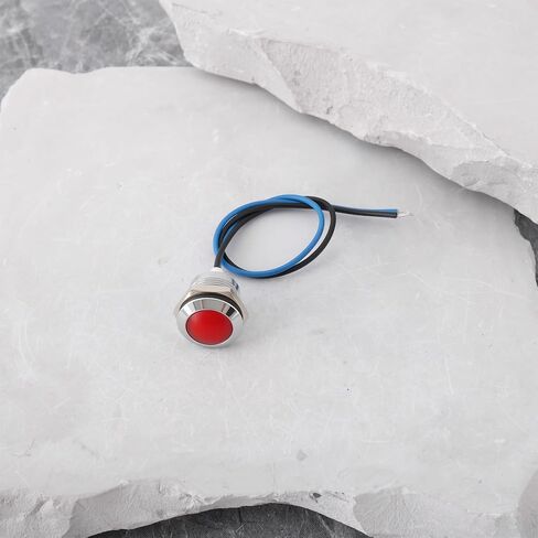 2Pcs Motorcycle High Beam Indicator Pilot Light 104-83517-10-00 Compatible with Yamaha RT1 TY250 DT1 CT2 DT3 CT1 1969-1976, Red in Saudi Arabia