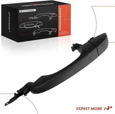 A-Premium Rear Driver or Passenger Side Exterior Door Handle Compatible with Dodge Journey 2011-2019 & Chrysler 300 2011-2022, Primed Black, Replace# 1RH65AXRAD in Saudi Arabia