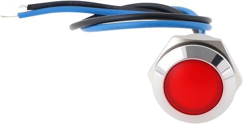 2Pcs Motorcycle High Beam Indicator Pilot Light 104-83517-10-00 Compatible with Yamaha RT1 TY250 DT1 CT2 DT3 CT1 1969-1976, Red in Saudi Arabia