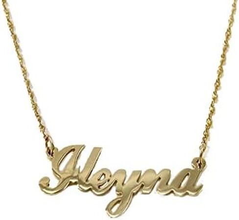 14k Gold Personalized Name Necklace in Saudi Arabia
