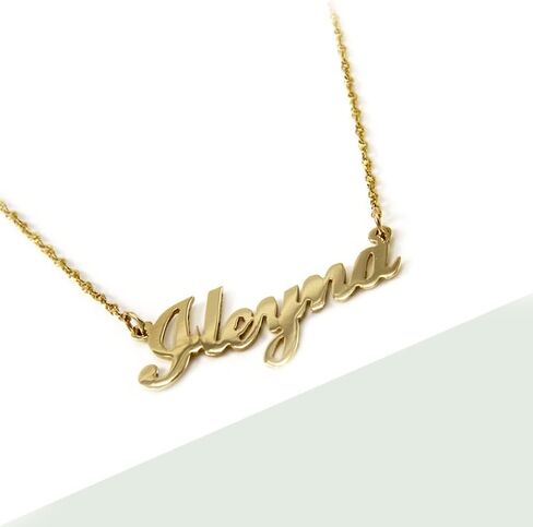 14k Gold Personalized Name Necklace in Saudi Arabia