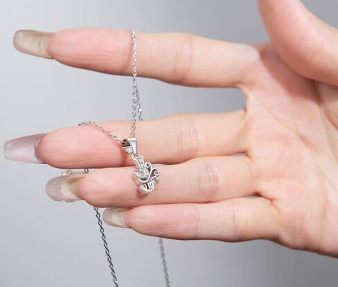 S925 Sterling Silver Initial Letter Necklaces for Women Dainty Letter Chain Necklace for Women Personalized Jewelry Gifts in Kuwait