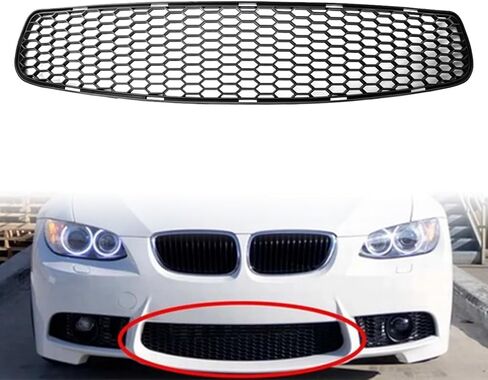 Liru 1Pc Front Bumper Grille Front Bumper Grille Front Bumper Lower Grille for BMW 3 Series E90 E92 E93 M3 Style 2009-2011 in Saudi Arabia