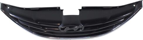 Garage-Pro Grille Assembly Compatible with 2011-2014 Hyundai Sonata Textured Black Shell and Insert in Saudi Arabia