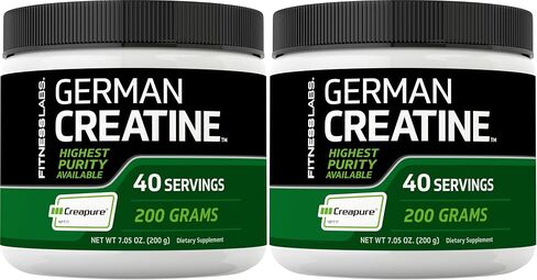 Fitness Labs German Creatine Powder | 7.05 oz | 39 Servings | Creapure | Monohydrate Powder in Saudi Arabia