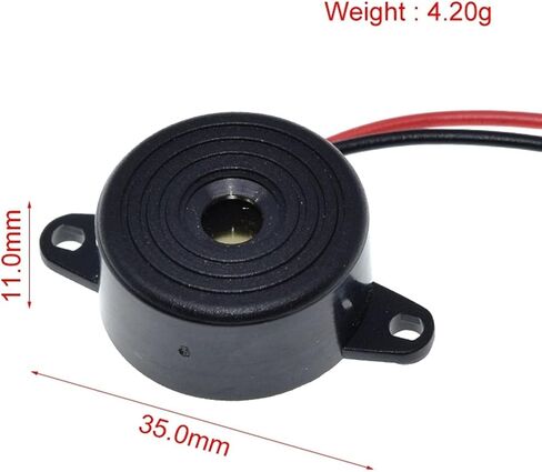 SFM-20B High Decibel Active Buzzer Alarm Speaker DC3-24V Continuous Sound Buzzer 2312 Piezoelectric Piezo Electronic in Saudi Arabia