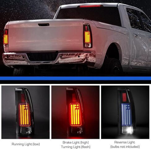 LED Tail Lights Fit for Chevy & for GMC C/K 1500 2500 3500 88-99, C/K 1500 2500 Suburban 92-99, Silverado 94-98, Blazer 92-94, Tahoe 95-99, Yukon 92-00, Escalade 99-00 (Clear Lens) in Saudi Arabia