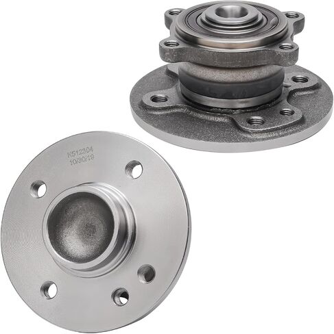 Detroit Axle - 2 Rear Wheel Bearing Hubs for 2002-2006 Mini Cooper, 2003 2004 2005 Wheel Hub Bearings Assembly Set Replacement in Saudi Arabia