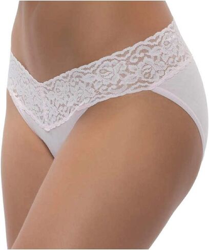 Felina Ladies' Super Stretch Bikini with Lace, 5-Pack (Gray, Pink, Navy, Tan, Black, S/M) in Saudi Arabia