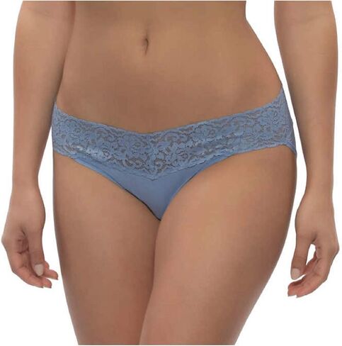 Felina Ladies' Super Stretch Bikini with Lace, 5-Pack (Gray, Pink, Navy, Tan, Black, S/M) in Saudi Arabia