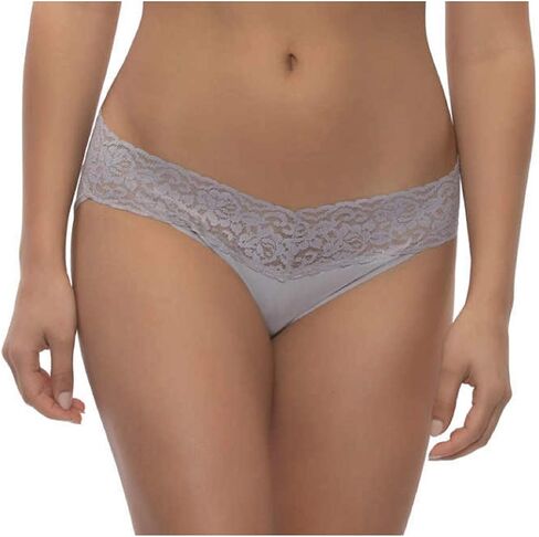 Felina Ladies' Super Stretch Bikini with Lace, 5-Pack (Gray, Pink, Navy, Tan, Black, S/M) in Saudi Arabia