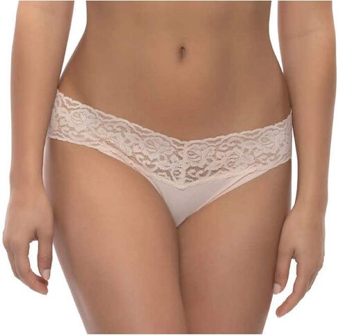Felina Ladies' Super Stretch Bikini with Lace, 5-Pack (Gray, Pink, Navy, Tan, Black, S/M) in Saudi Arabia