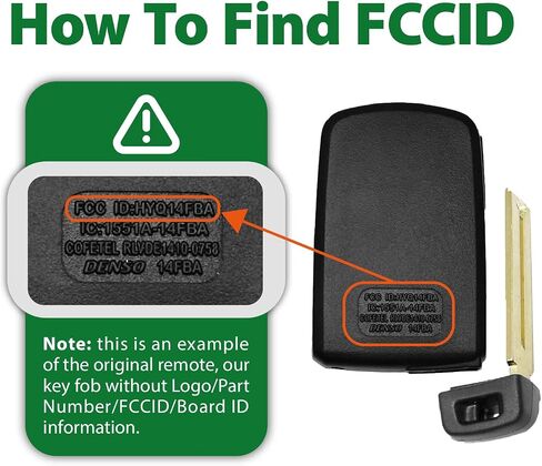 Replacement for 2015 2016 2017 2018 2019 2020 Smart Proximity Toyota Avalon Camry Hybrid Corolla LE SE GNE 281451-0020 Board Key Fob HYQ14FBA 315MHz 4 Buttons in Saudi Arabia