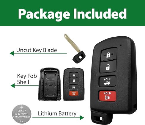 Replacement for 2015 2016 2017 2018 2019 2020 Smart Proximity Toyota Avalon Camry Hybrid Corolla LE SE GNE 281451-0020 Board Key Fob HYQ14FBA 315MHz 4 Buttons in Saudi Arabia