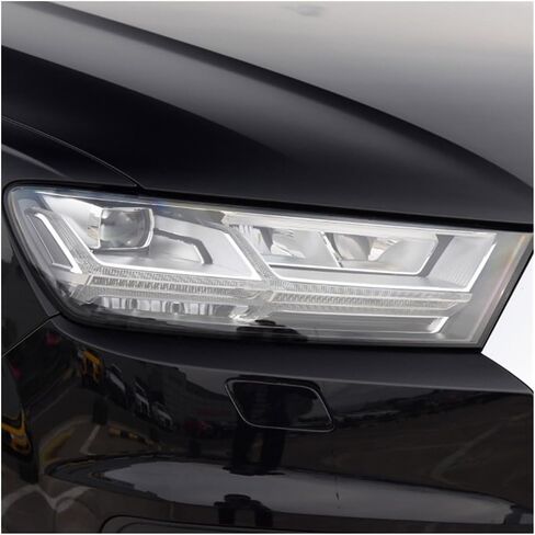 Headlight Lampshade Compatible For Audi Q7 2016 2017 2018 2019 Car Headlight Cover Headlamp Lens Auto Shell Light Protection(Left and Right) in Saudi Arabia